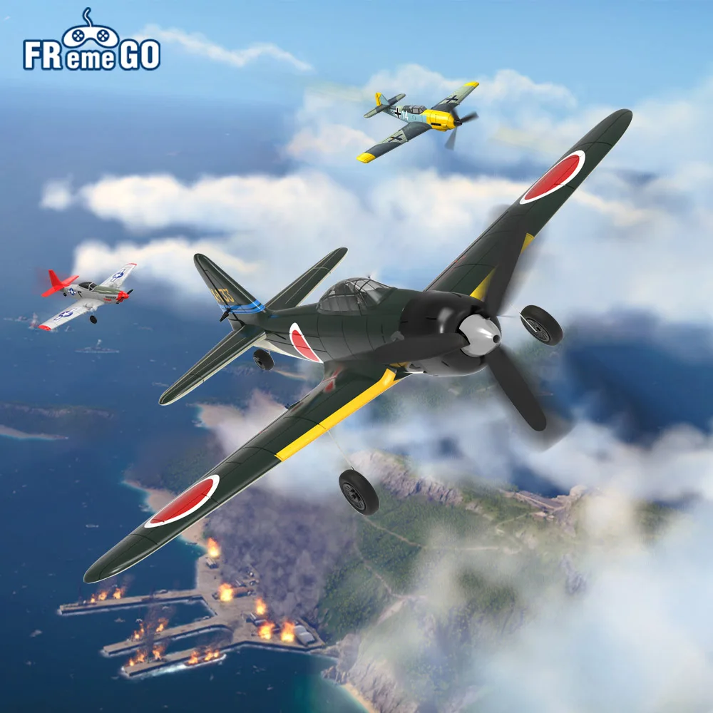 

Airplane Gifts Mustang/f4u Fighter Corsair 6-axis Toys 400mm Plane 4-ch Zero/bf109/spitfire/p40/p51d