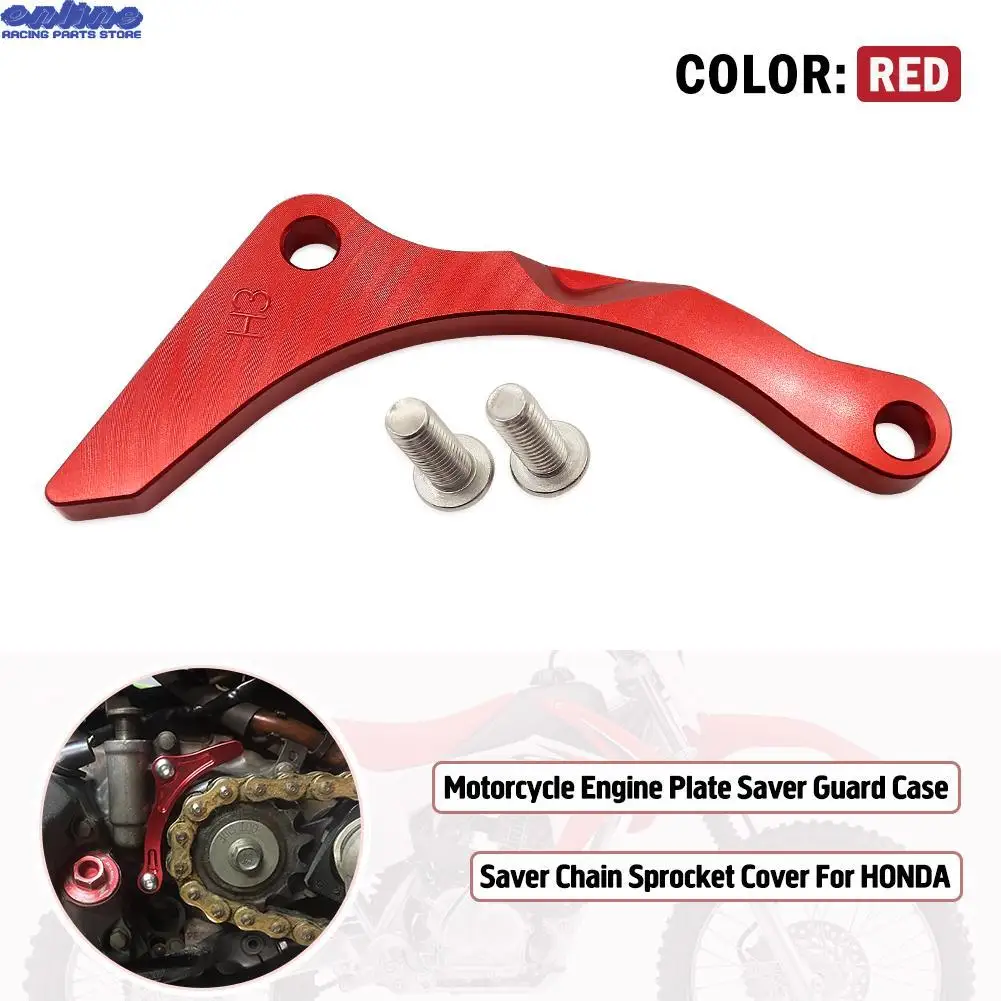 

Engine Plate Saver Case Saver Guard Chain Sprocket Cover For Honda CRF250R CRF450R CRF450X CRF 250R 450R 450X 2002-2018 Motobike