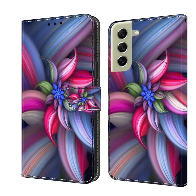 Чехол S21 + для телефона Samsung Galaxy S21 FE Ultra S21Plus S21FE 5G G990B G998B, Кожаные чехлы, Магнитная флип-подставка, симпатичный чехол-кошелек (art.: 3920c3eb7be4f) - 3920c3eb7be4f