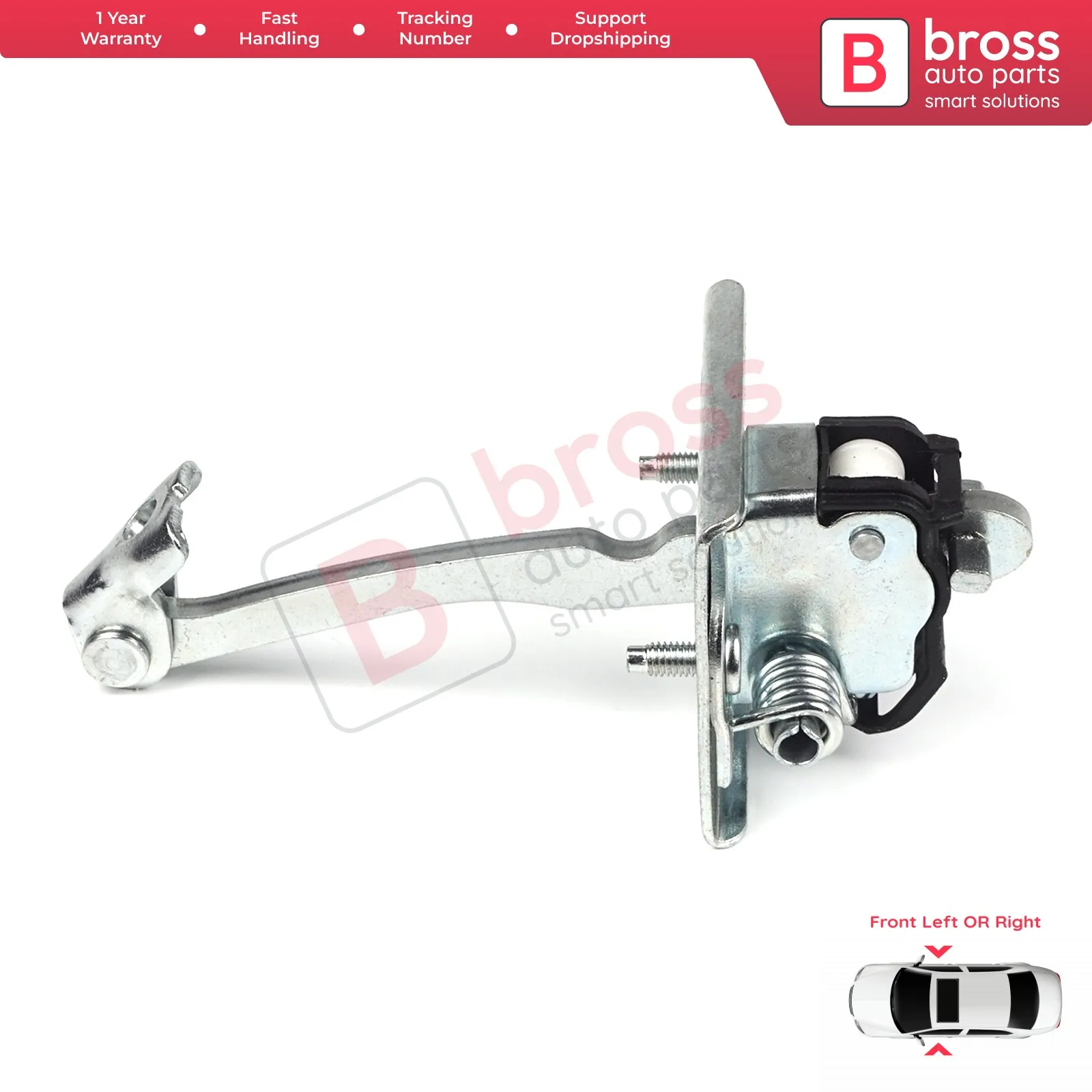 

Bross BDP769 Front Door Hinge Stop Check Strap Limiter 9181Q2 9181.Q2 9181-Q2 for Peugeot 5008 MK1 2009-2016, 3008 MK1 2008-2016