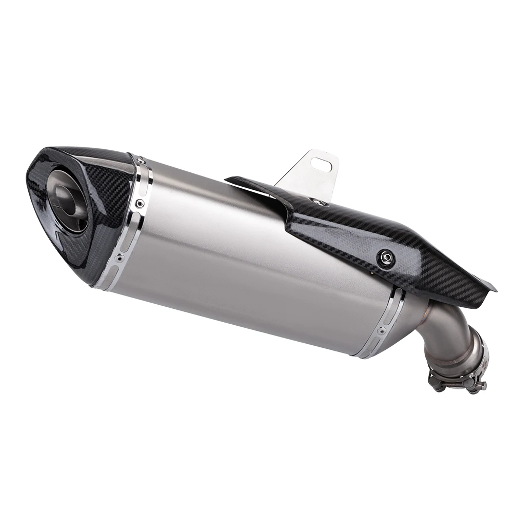 Подходит для zx4r zx4rr мотоцикла 470 мм модификация выхлопных газов средняя выхлопная