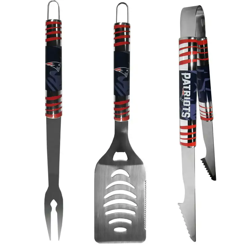 

NFL 3 Piece Tailgater BBQ Set, New England Patriots