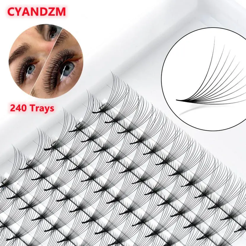 

Большой смешанный лоток CYANDZM 7D 10D 12D, 240 вентиляторов с острым основанием, подготовленный вентилятор