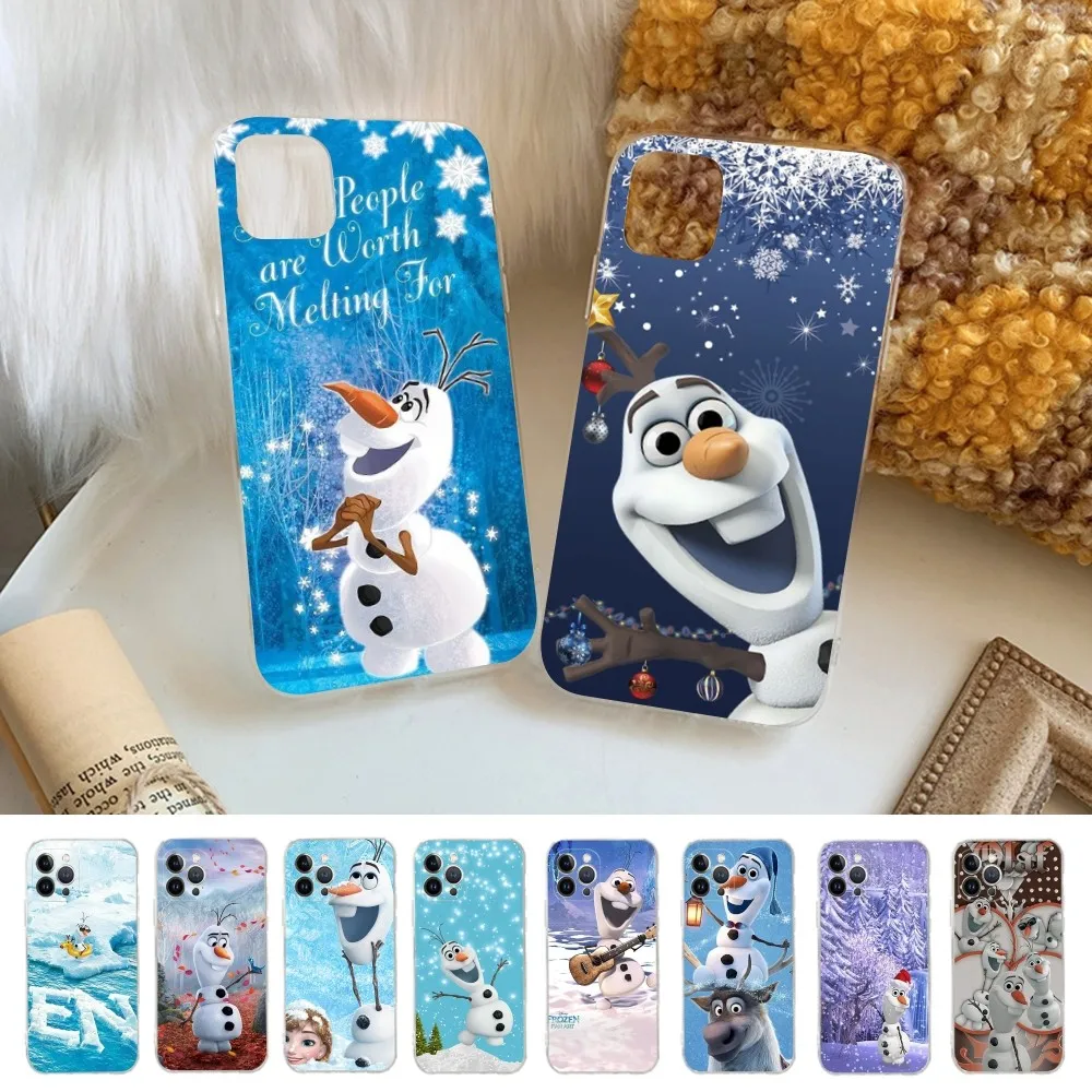 

Frozen O-Olaf Phone Case For IPhone 15 14 11 12 13 Mini Pro XS Max Cover 6 7 8 Plus X XR SE 2020 Funda Shell
