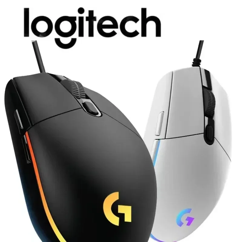 Игровая мышь Logitech G102G203 Lightsync с оптическим отслеживанием, 8000 DPI, 16,8 млн цветов LED-подсветки, 6 настраиваемых кнопок, проводная (art.: 3920dc6d60397) - 3920dc6d60397