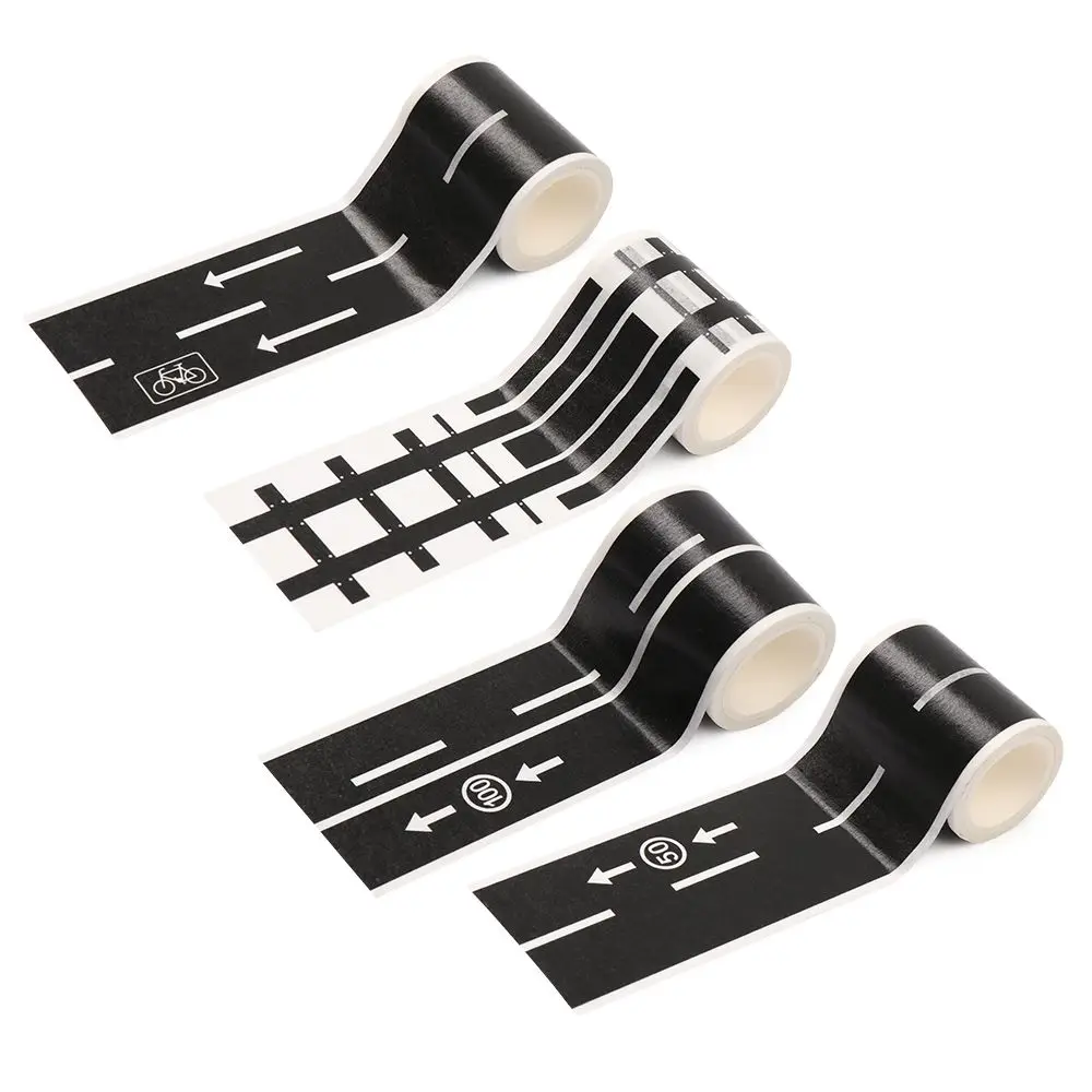 

1/5Pcs DIY Kids Learning Route Mark Adhesive Railway Road Tape Safety Education Traffic Sticker Study Road Signs Tool