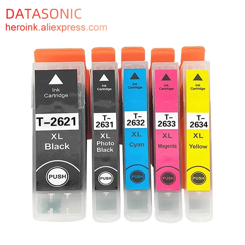 

DAT T2621 T2631 - T2634 Compatible for EPSON Ink Cartridge for XP 520 600 605 610 615 620 625 700 710 720 800 810 820