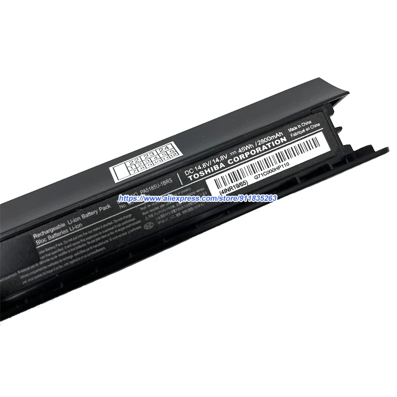 Оригинальный для ноутбука TOSHIBA Satellite P50-C-18K L50-B P50-C-128 l50-C-244 ноутбук батарея PA5185U-1BRS 14