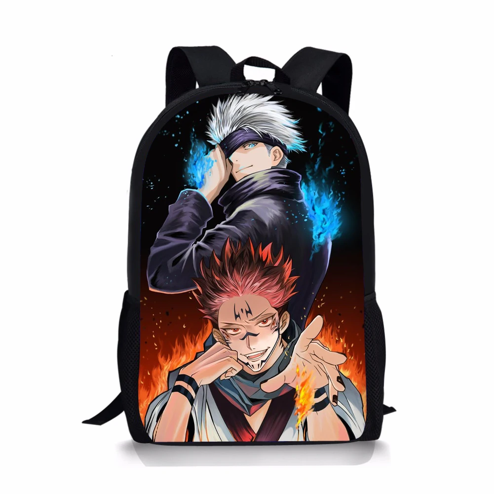 Anime Jujutsu Kaisen Print High School Bags for Boys Plecak Chłopięcy Customized Students Satchel Free Shipping