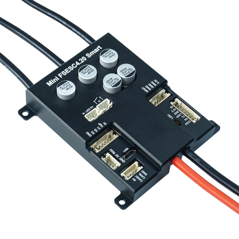 Алюминиевая подложка Mini FSESC 4 20 Smart 3-12S одиночный ESC на основе VESC4 для