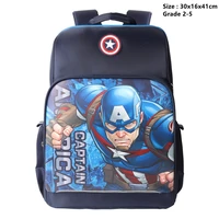 2022 disney marvel school bag for boys primary student shoulder orthopedic backpack grade 1 3 spider man captain america mochila