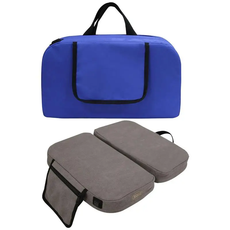 

Heated Chair Cushion Heated Camping Chair Pad Foldable Bleacher Cushion For Traveling Fishing Offices Home And Outdoor Sports