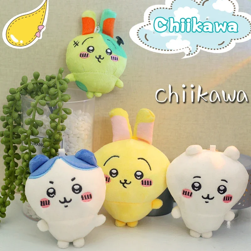 Chiikawa Мультяшная анимационная плюшевая кукла Hachiware Usagi Плюшевая игрушка-подвеска