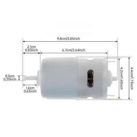 Двигатель постоянного тока ChgImposs RS-775 12В 12000 об/мин