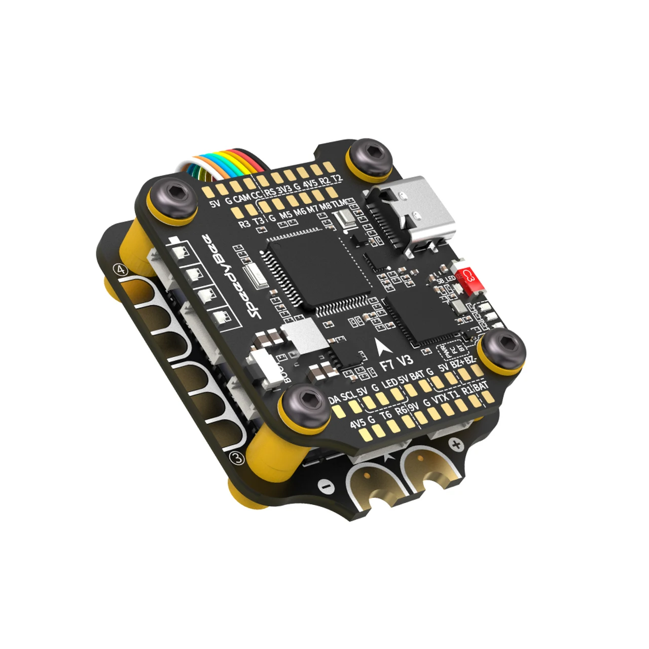 Контроллер полета SPEEDYBEE STACK F7 V2 Wi-Fi Bluetooth 45 А 4 в 1 blheli _ 32 ESC 2-6S запчасти для FPV