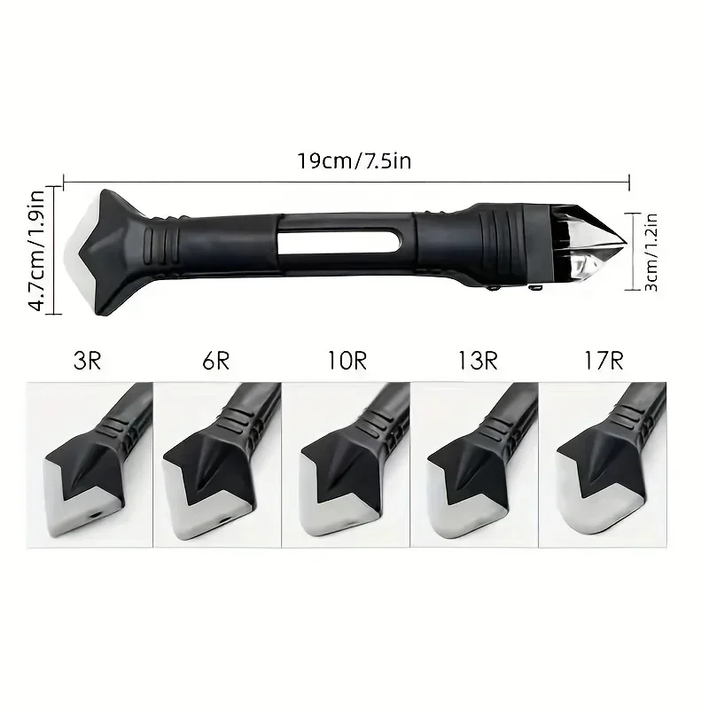 

Лопата для клея, внутренний угловой артефакт, силиконовый герметик, скребок для клея, плоский скребок для обрезки угла, инструмент для удаления ножа с красивым швом