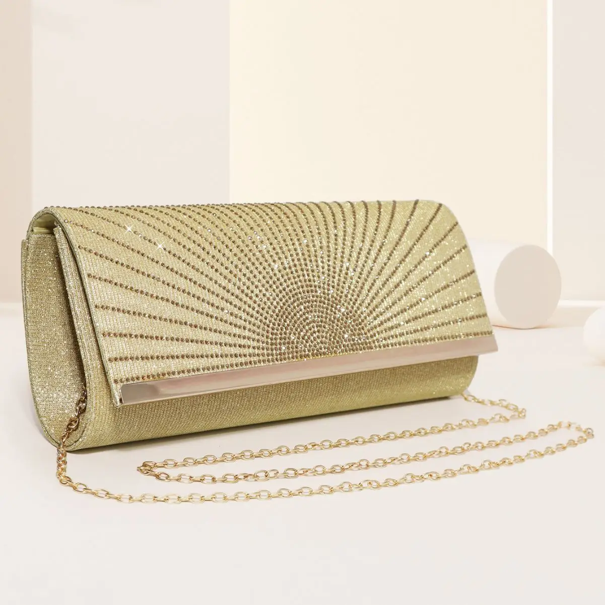 

Fashion Elegant Clutch Bag New 2023 Hot Selling Chain Dinner Bag Bride Wedding Clutches Handbag Shoulder Bag Chain Bolsas Mujer