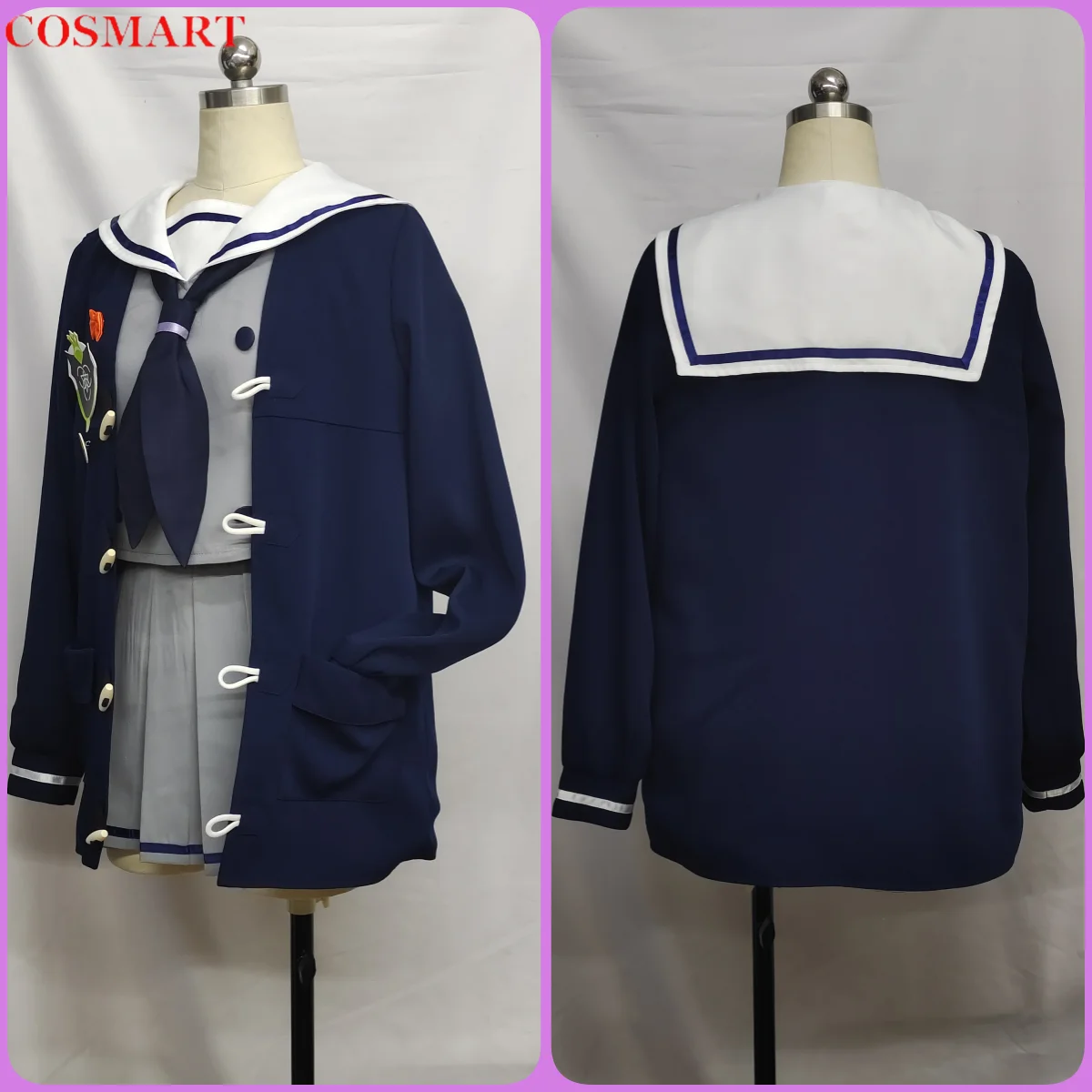 COSMART синий архив узава Reisa косплей костюм игры аниме вечерние Униформа Hallowen