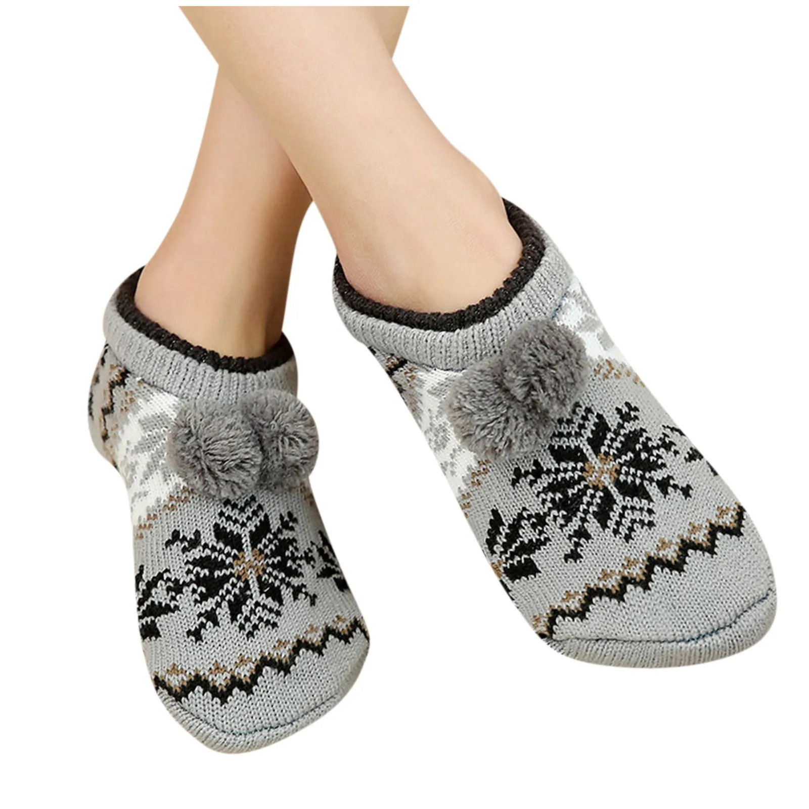 

Indoor Adult Unisex Socks Thickening Non-slip Socks Bottom Socks Cool Mens Sock Guards for Kids with Socks Men's Socks Red