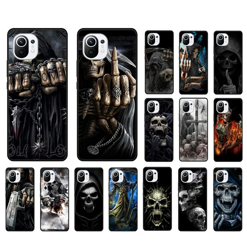 

Grim Reaper Skull Phone Case for Xiaomi 12 Mi 10T 11T 11 Pro 10 10T 11 lite 10pro 11Ultra Poco X3 Pro Poco F3 M3