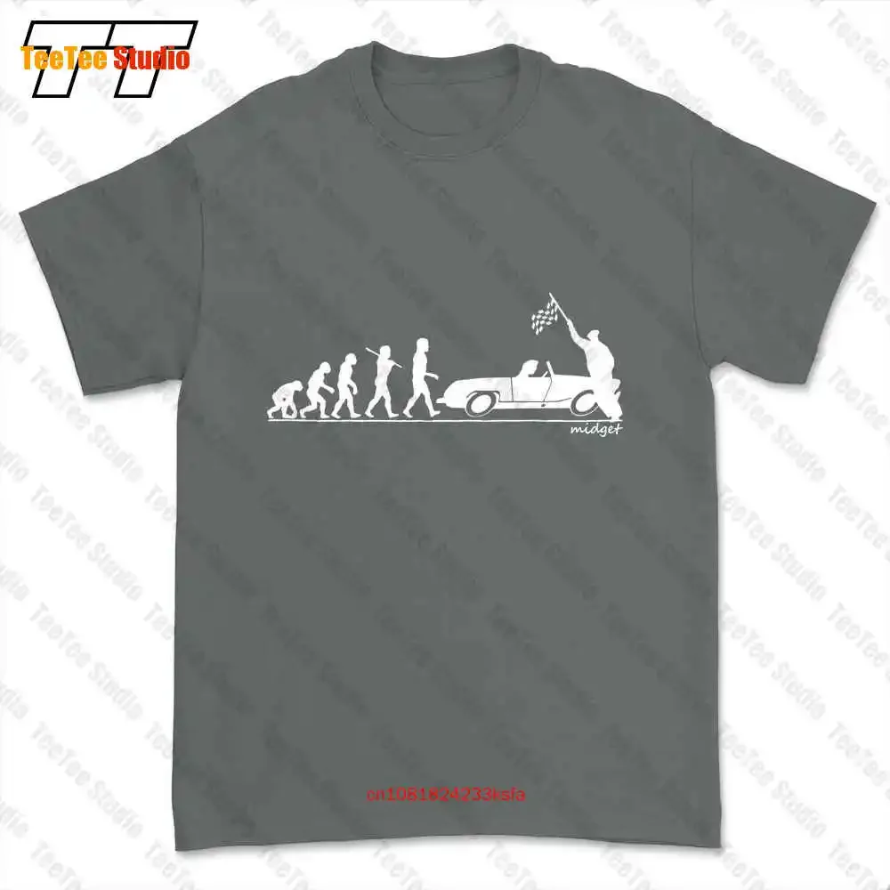 Футболка с клетчатым флагом Эволюции классическая машина Mg Midget футболка BY93