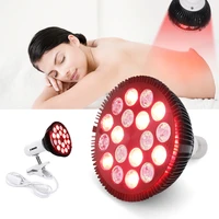 18 leds red light therapy lamp 54w led infrared light therapy device 660nm 850nm for skin and pain relief red led grow bulbs