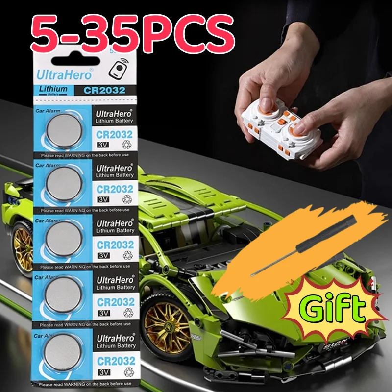 Автомобильный пульт дистанционного управления кнопка типа таблетка 2024 5-60 шт. CR2032