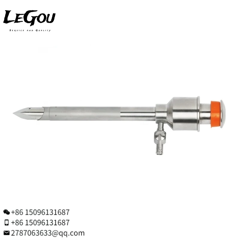 

5mm Laparoscopic Instruments Reusable Surgery Botton type trocar
