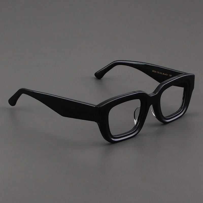 Evove Black Reading Glasses Male Women Eyeglasses Frame Men Thick Orange Spectacles Prescription Myopia Optical Anti Blue Light