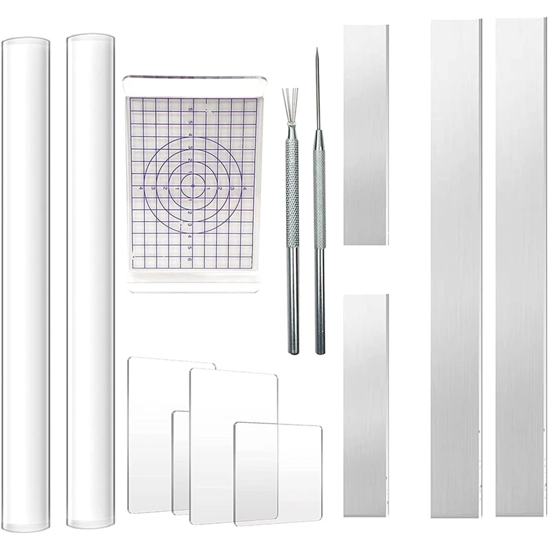 

13 шт. полимерный ремешок для глины инструменты акриловые роликовые булавки для ремесла формовочный Нож Керамические резаки Набор для резки