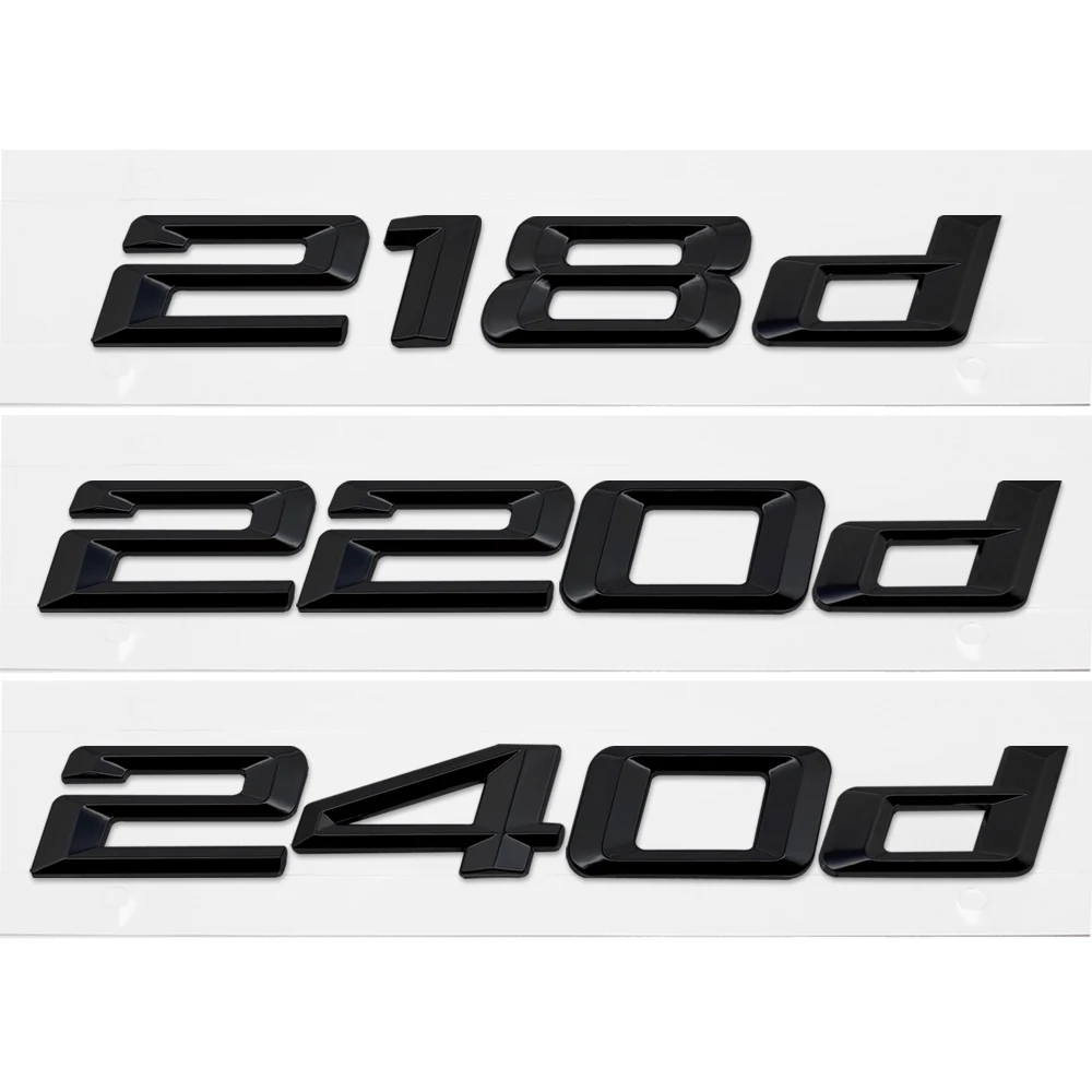 Для BMW F44 G42 U06 F22 F23 F45 F46 DIY Наклейка задний багажник значок пластиковая наклейка 2 серии 218d 220d 240d автомобильные аксессуары