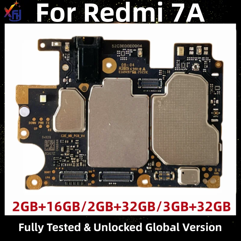 100% оригинальная разблокированная материнская плата для Xiaomi Redmi 7A Redmi7A 16 ГБ 32 с