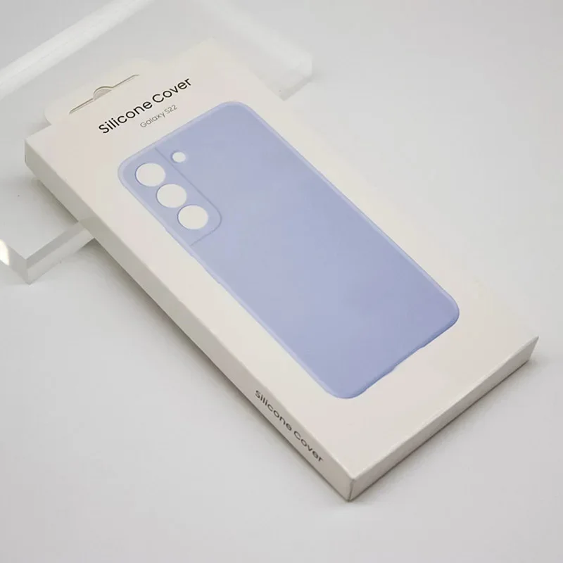 Фото Для S22 + силиконовый чехол для Samsung Galaxy S22 Plus 5G чехол классического качества Business S22 оригинальный защитный чехол для телефона №5