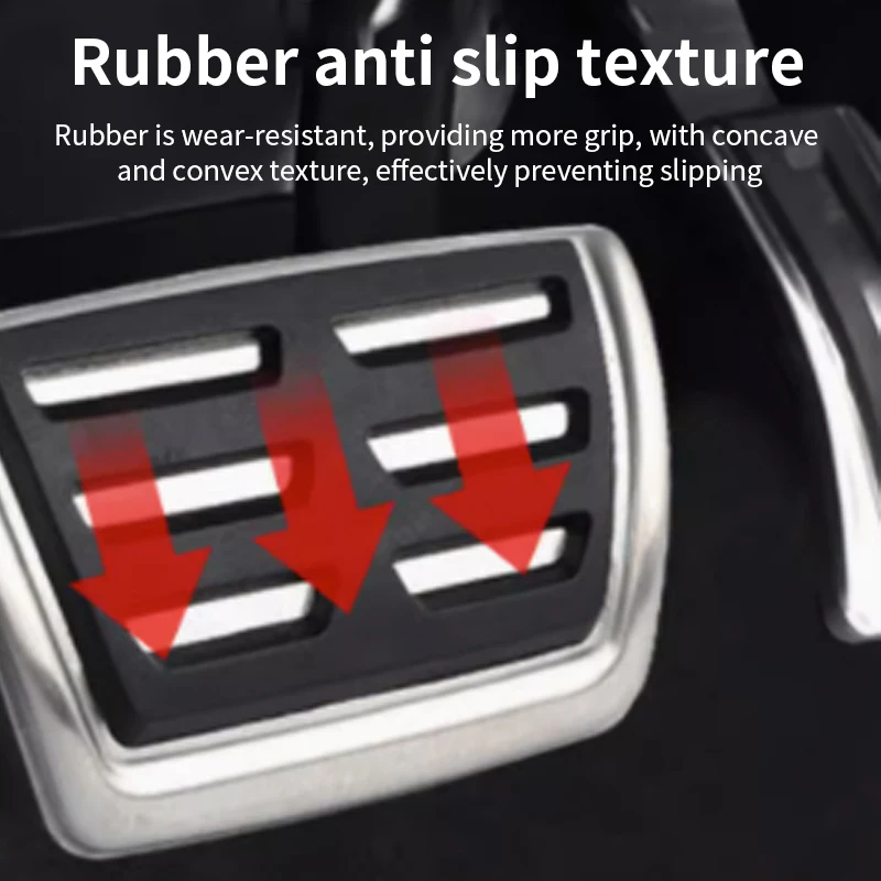 Фото Автомобильные ножные педали для Cupra SEAT Leon Mk4 2021 2022 2023, аксессуары из нержавеющей стали, газовый тормоз, реставратор педали, протектор колодки AT MT №2