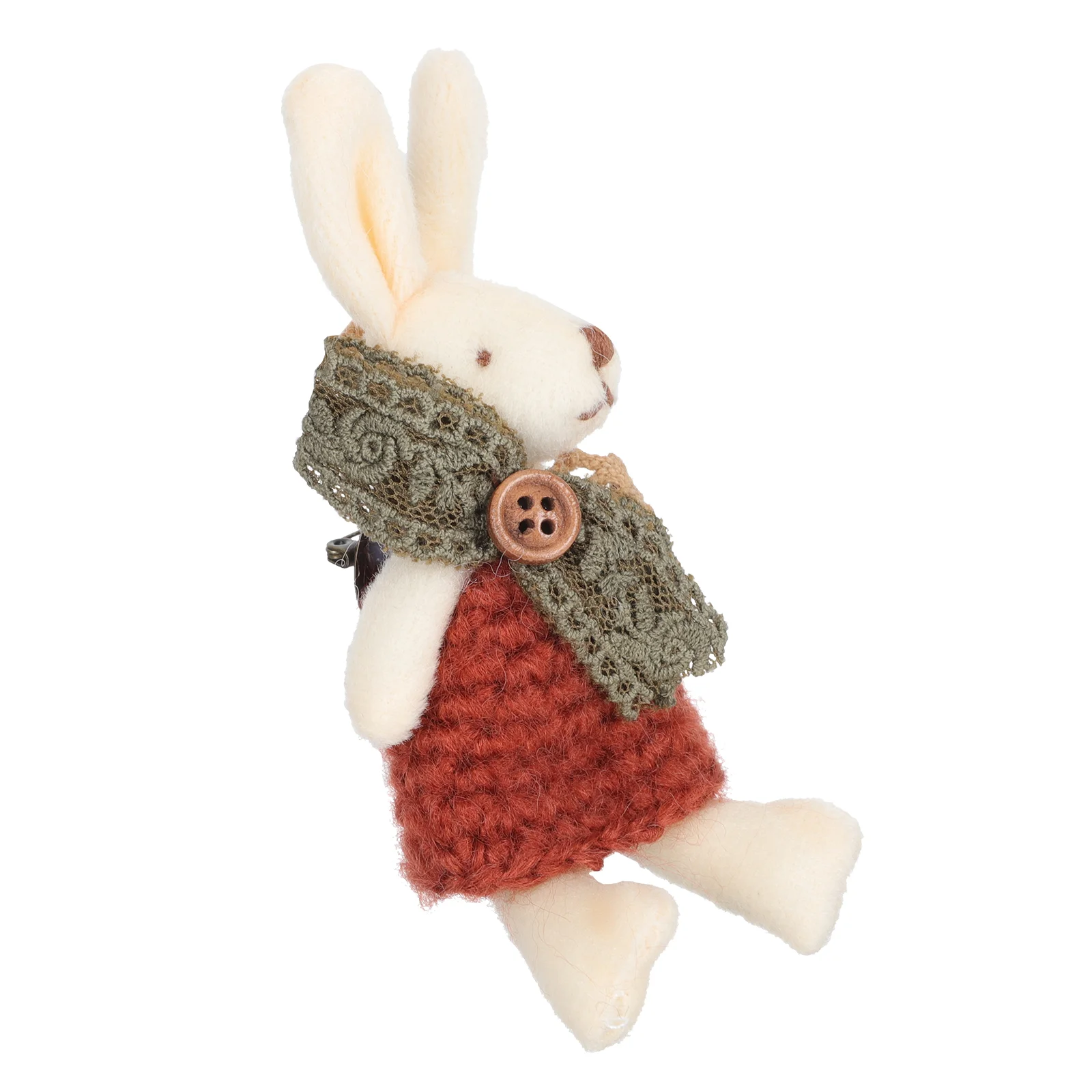 

Easter Bunny Design Brooch Unique Lovely Breastpin Creative Costume Accessory