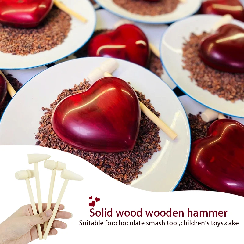 

5/10pcs Mini Wooden Hammer Wood Mallets For Seafood Lobster Crab Wooden Crafts Wedding Birthday Party Decoration Kids Toys