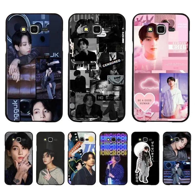 

Euphoria Jungkook KPOP Phone Case For Samsung Galaxy J4plus J6 J5 J72016 J7prime cover for J7Core J6plus