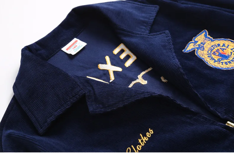 Новинка 2022 Мужская Рабочая куртка в стиле ретро модное повседневное вельветовое