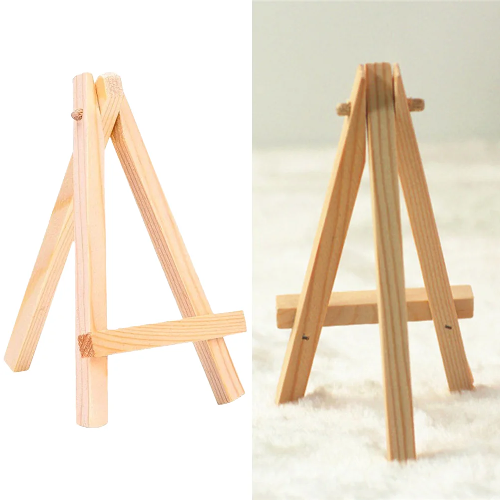 10 шт. мольберты украшения для офисного стола мини-деревянная подставка дисплея