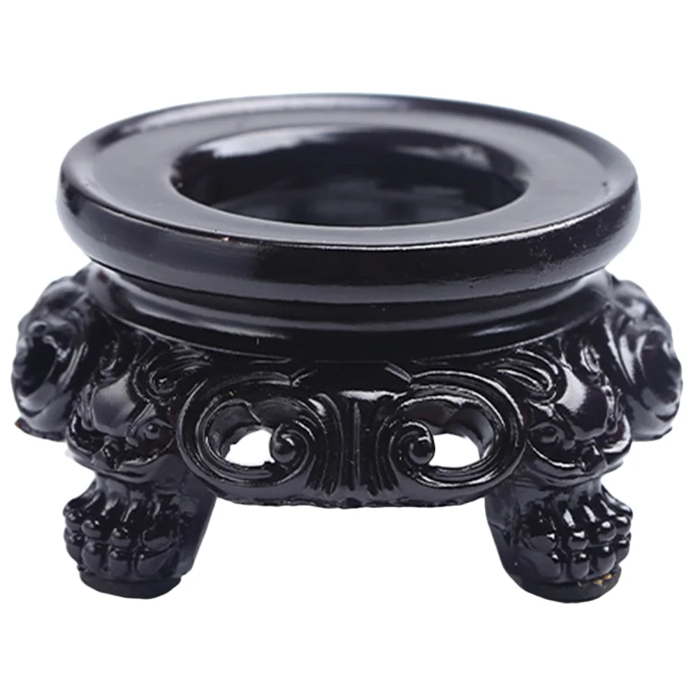 

Display Base Crystals Glass Desktop Decor Teapot Base Woodsy Decor Crystal Ball Base Globe Sphere Holder Tray Orb Egg Base