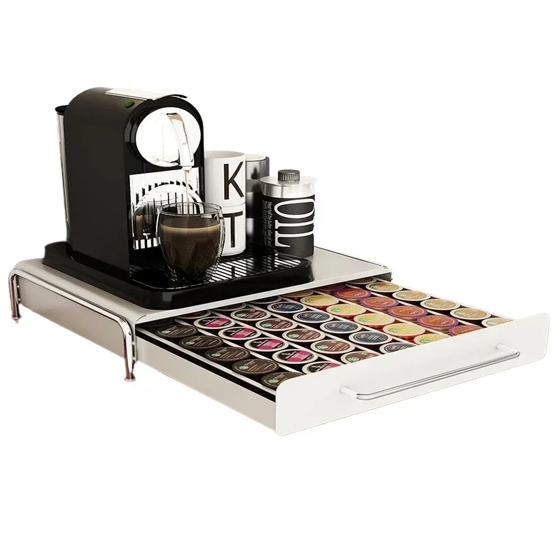 Полка для демонстрации капсул кофе ящик хранения и барный органайзер стола
