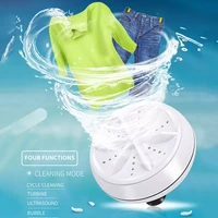 3 in 1 mini washing machine usb portable ultrasonic air bubble turbo washer machine for travel home business trip