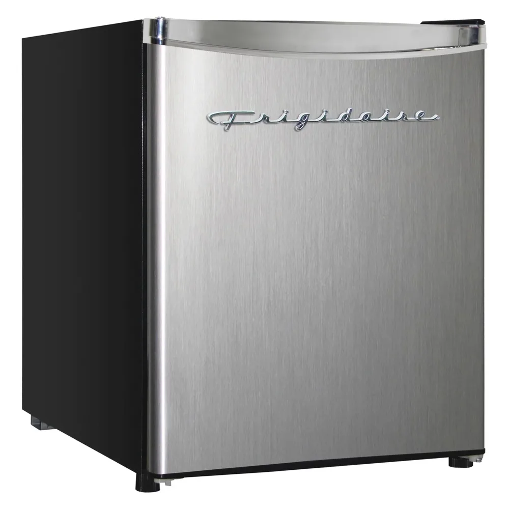 

Frigidaire, 1.8 Cu. ft. Capacity Retro Refrigerator with Chrome Trim, EFR182, Platinum
