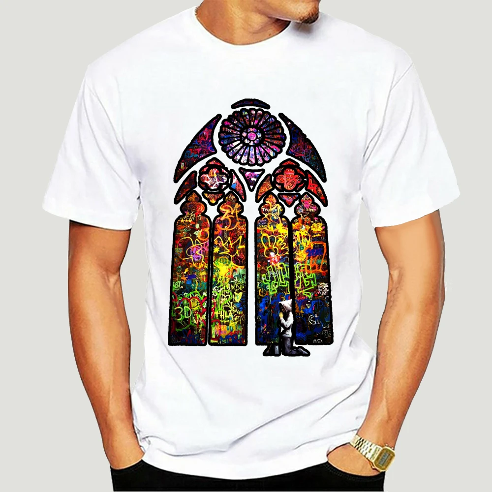 Футболка мужская хлопковая с витражным стеклом 4XL 5XL |