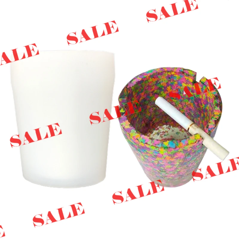 

Car Round Shape Ashtray Silicone Mold Jewelry Epoxy Resin Casting Jewelry Tool Making Resin Diy Craft Home Decoration