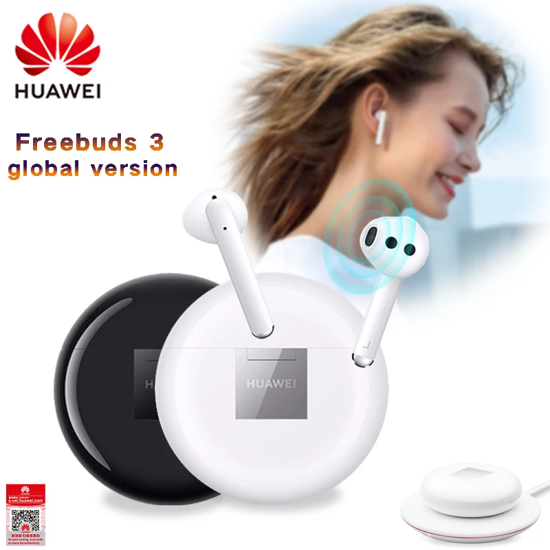 

Оригинальные беспроводные Bluetooth-наушники HUAWEI FreeBuds 3, глобальная версия 5,1, беспроводные наушники-вкладыши с активным шумоподавлением и быст...