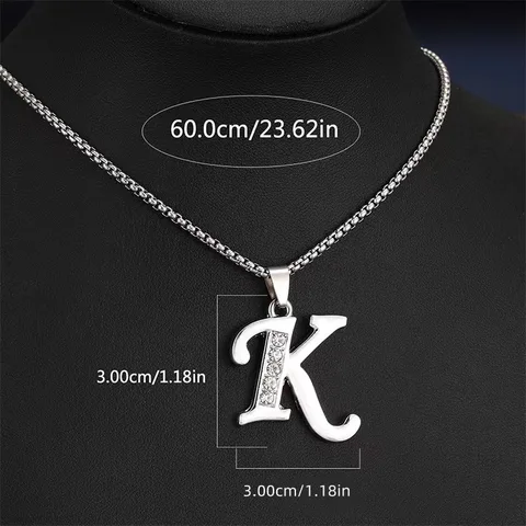 Кулон с буквой MOONBIFFY