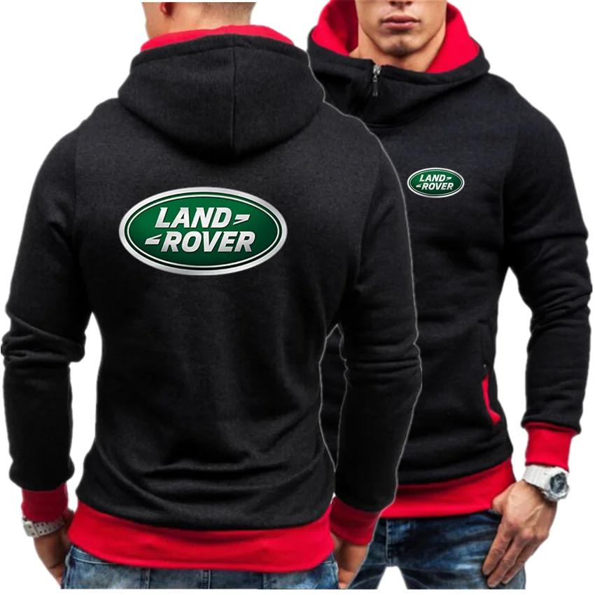 

2022 New Land Rover Spring Autumn Men's Zipper Hoodie Fleece Hoodie Trendy Brand Men's Fashion Design Cardigan Sports Men Hoodie