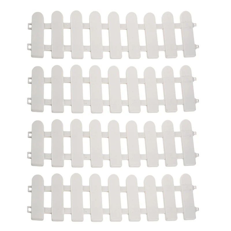 

4 шт., пластиковые садовые заборы, 50 х13 см