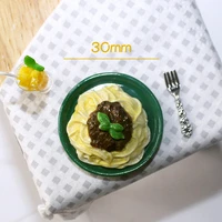 1pc 112 mini ature dollhouse noodles syrup bowl mini chinese cuisine pretend play food for dollhouse kitchen toy